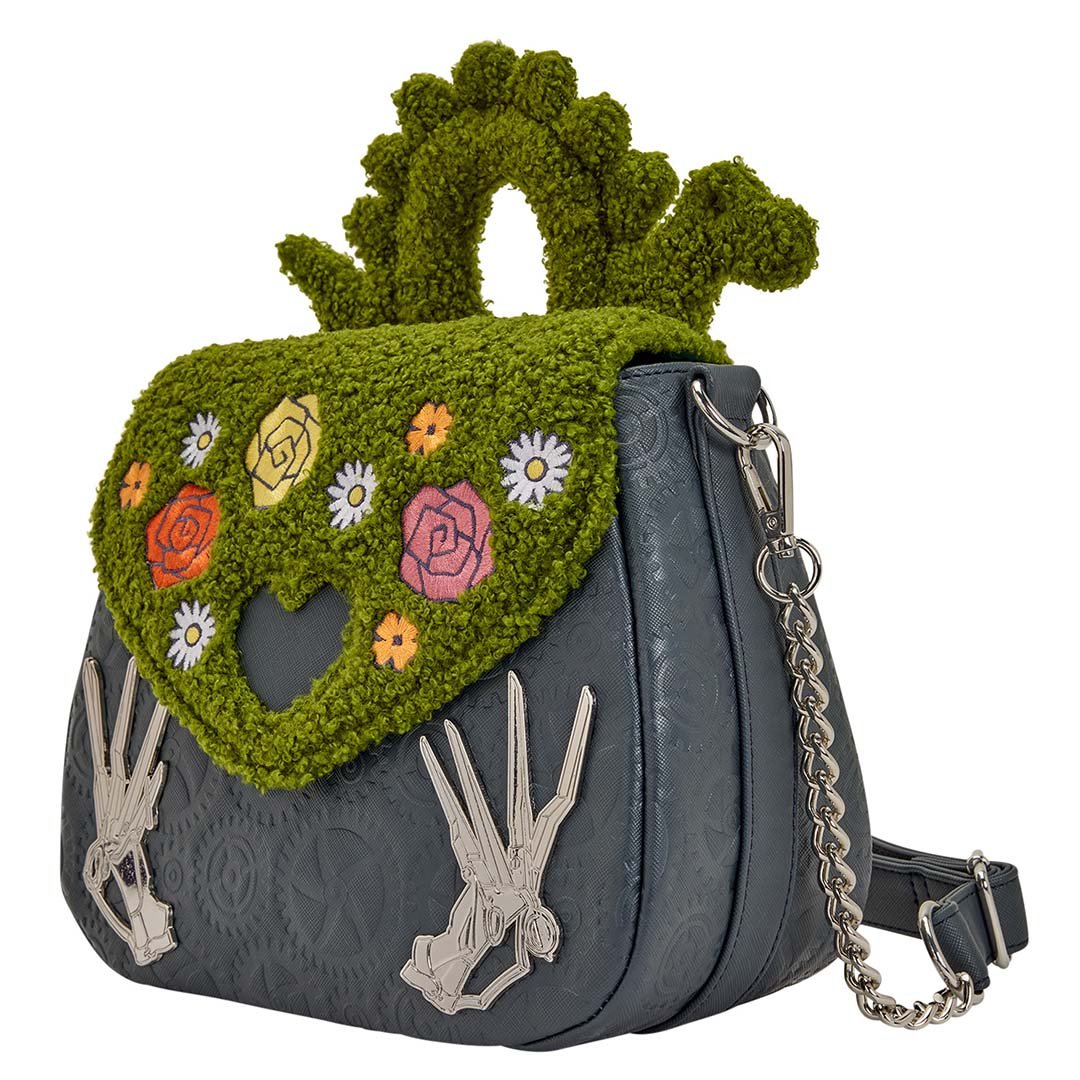 Loungefly Twentieth Century Studios Edward Scissorhands Sherpa Crossbody Bag