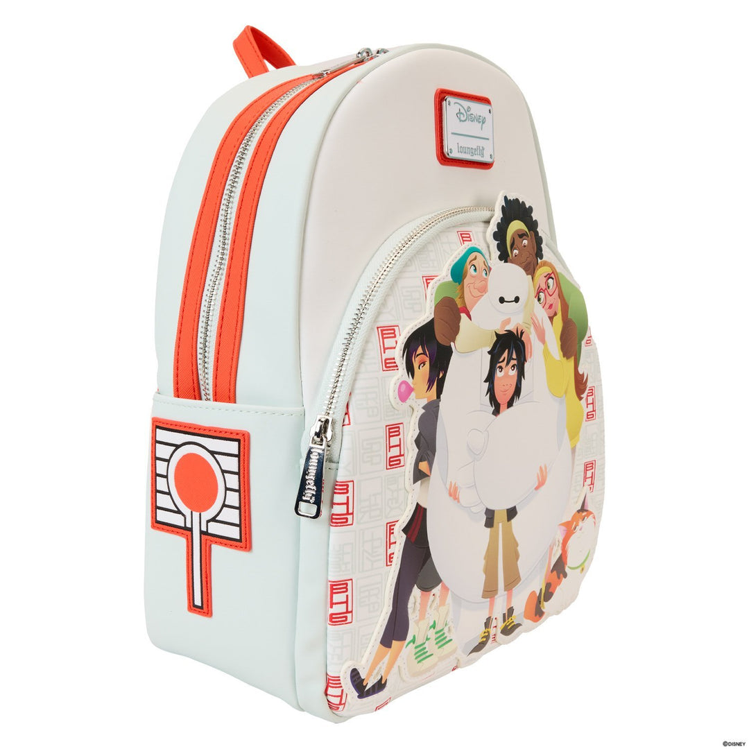 Loungefly Disney Big Hero 6 10th Anniversary Baymax &amp; Friends Mini Backpack