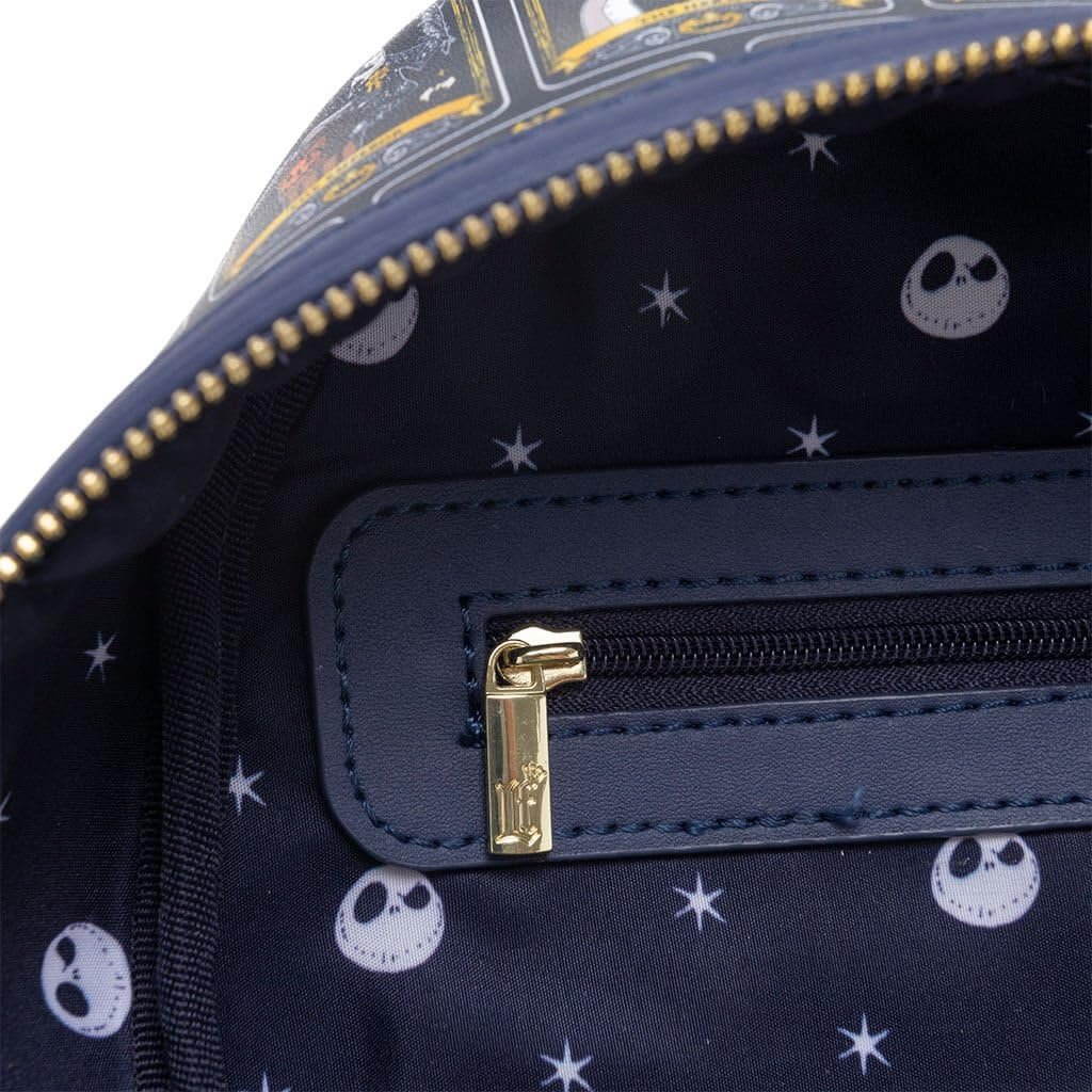 Loungefly Disney Nightmare Before Christmas Allover Print Tarot Mini Backpack - 707 Street Exclusive