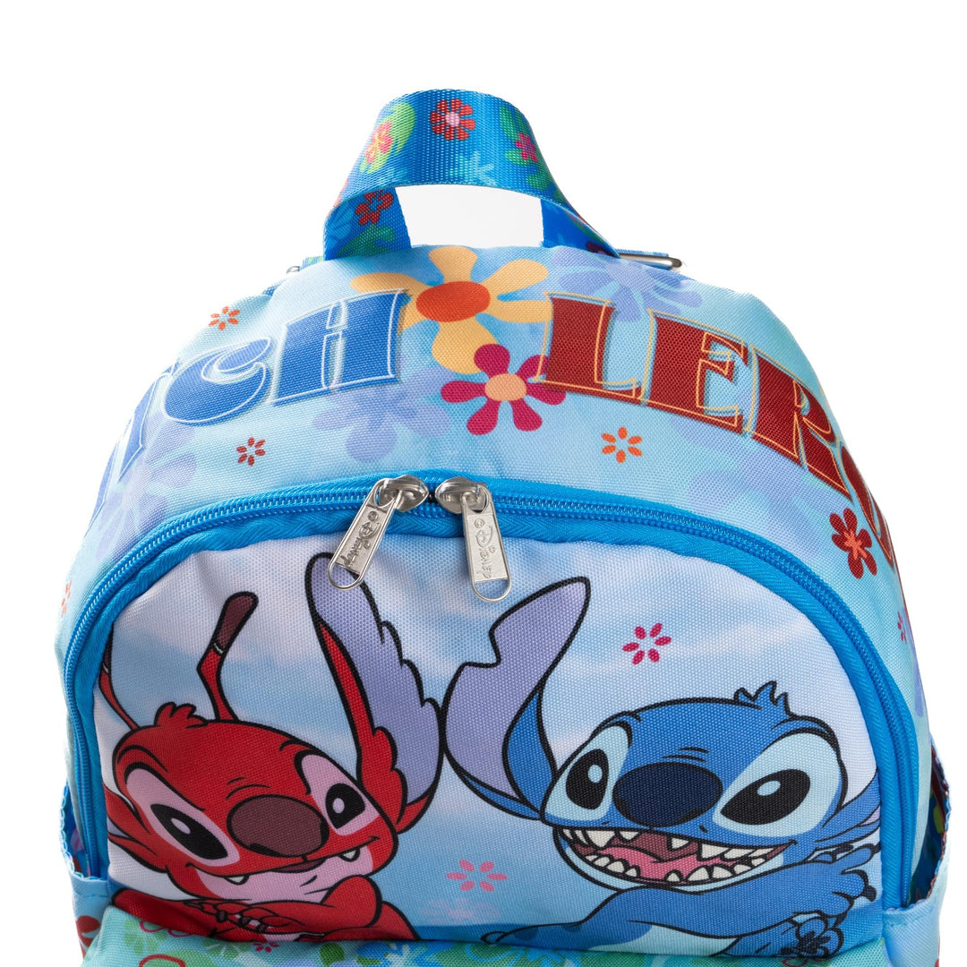 Wondapop Disney Stitch And Leroy 13" Deluxe Nylon Mini Backapck