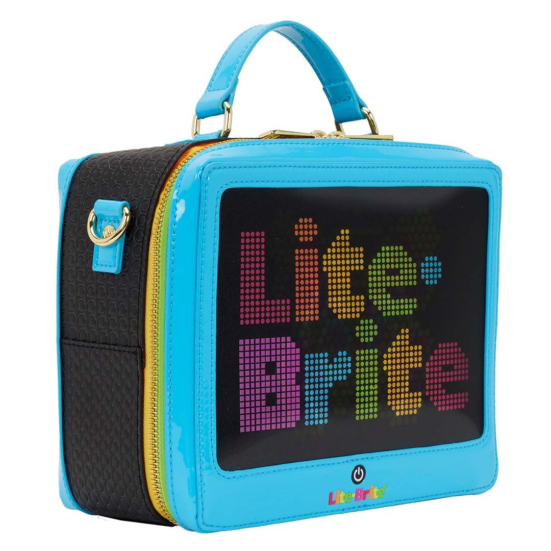 Loungefly Hasbro Lite-Brite Lenticular Glow Crossbody Bag with Coin Bag