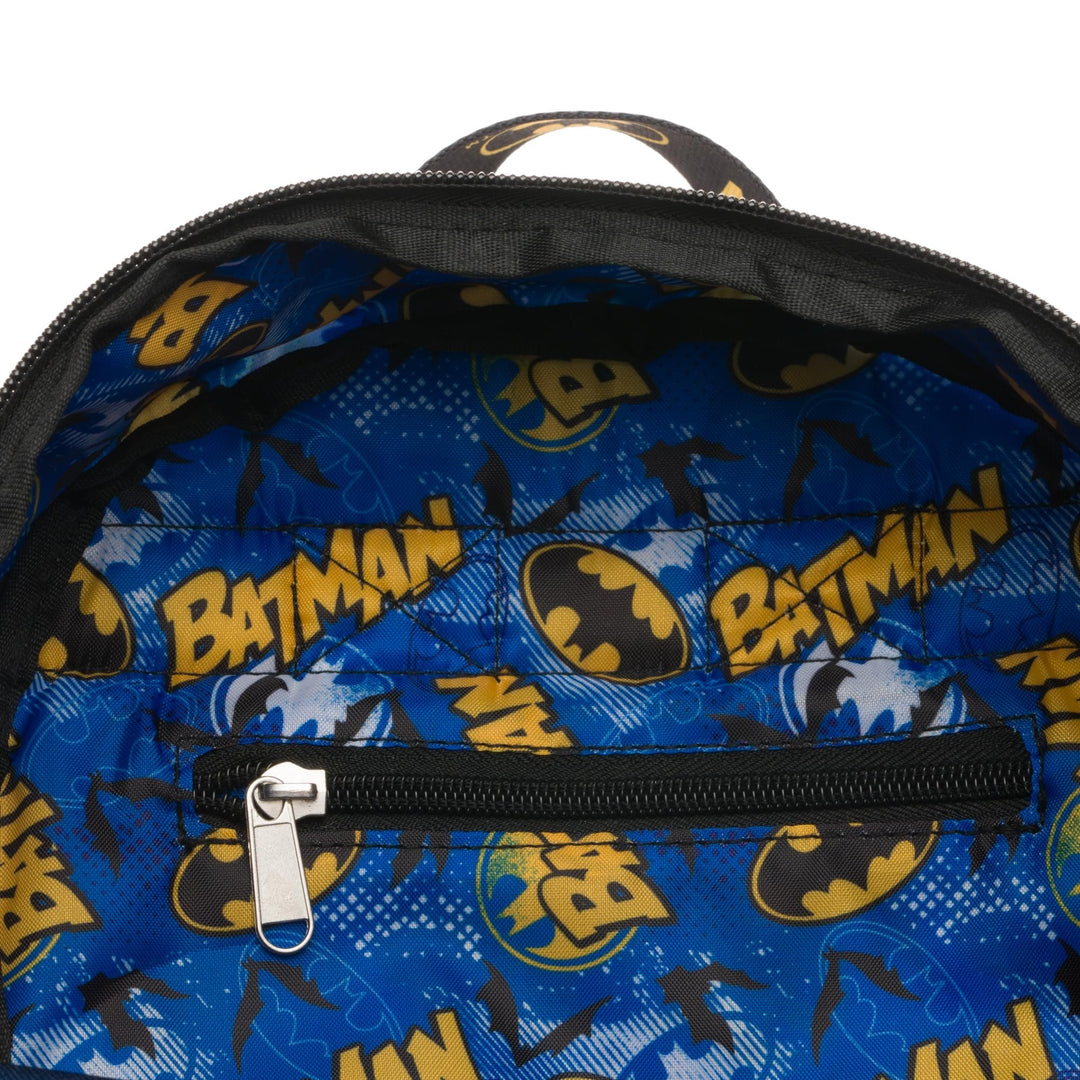 Wondapop Warner Bros Batman KaPow 13" Deluxe Nylon Daypack