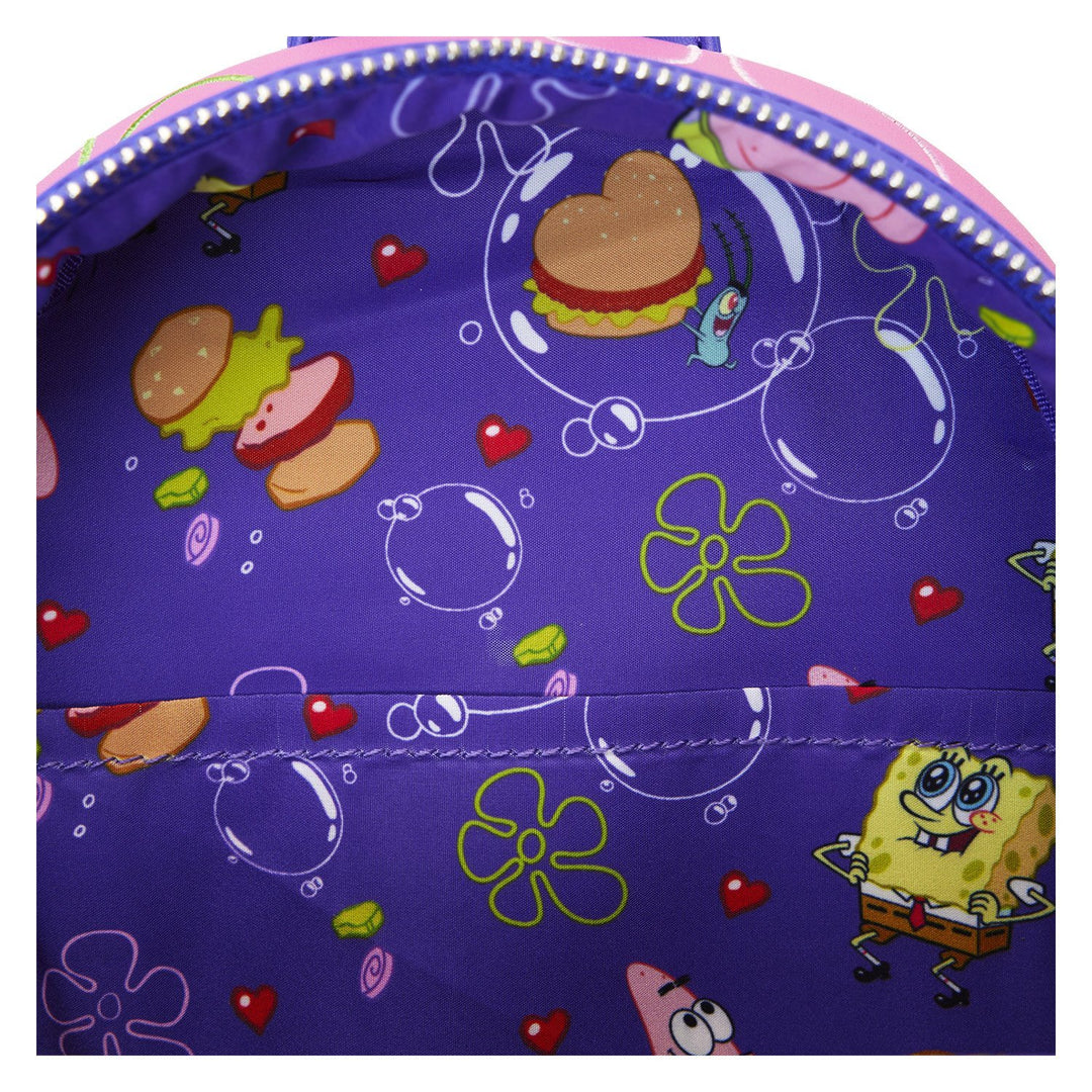 Loungefly Nickelodeon SpongeBob SquarePants &amp; Patrick Star Hearts Mini Backpack