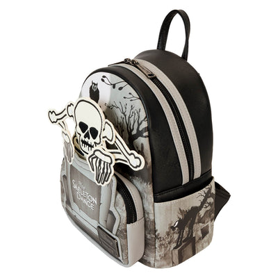 Loungefly Disney Skeleton Dance Mini Backpack - Top Angle