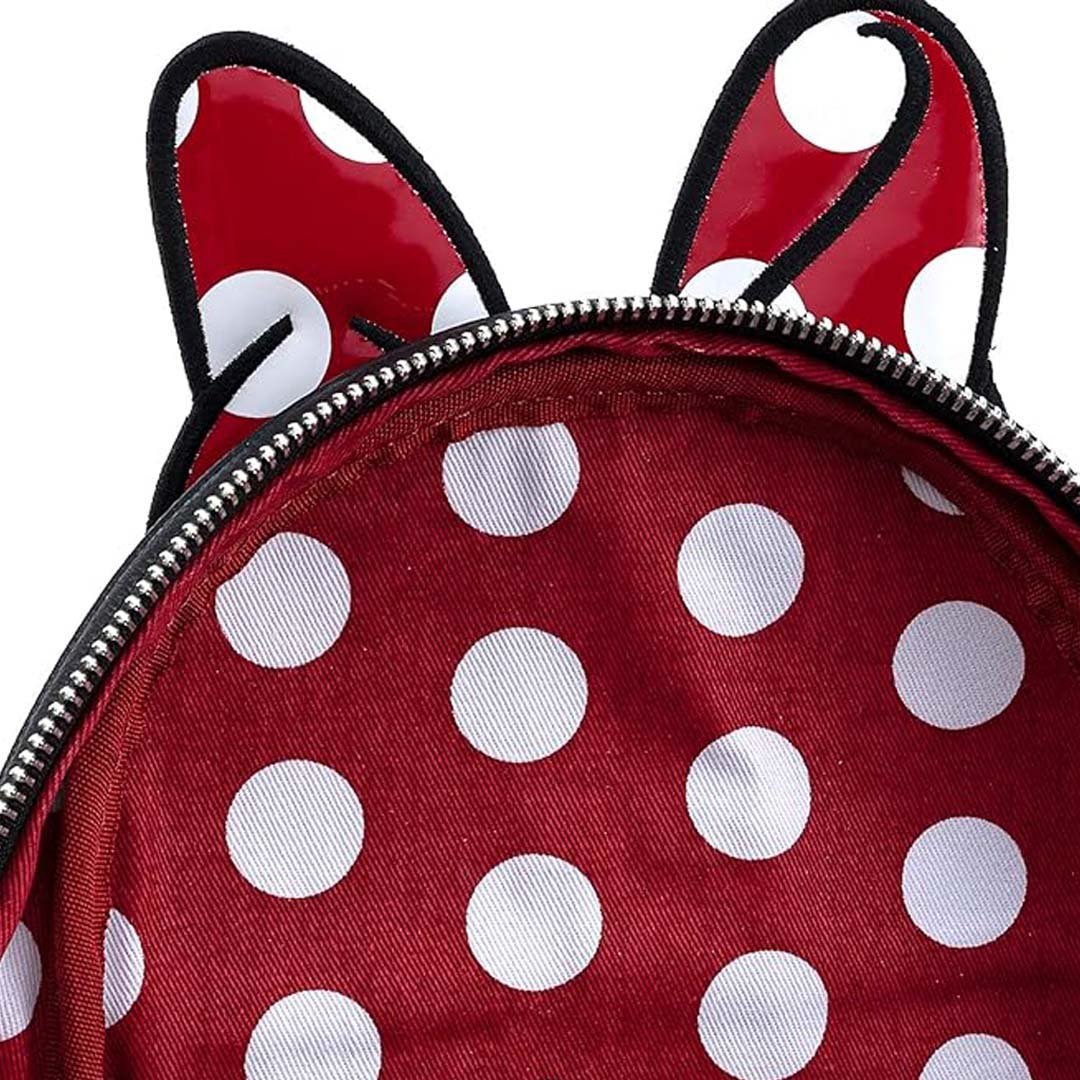 Loungefly Disney Minnie Mouse Bow Mini Faux Leather Backpack 