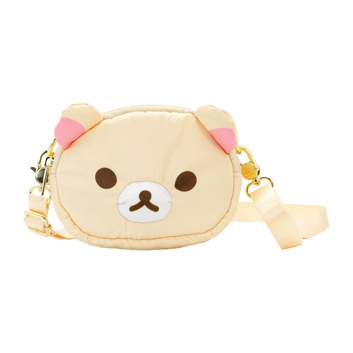 Whatever Makes You Happy Rilakkuma Kirolakkuma Padded Nylon Crossbody with Strap