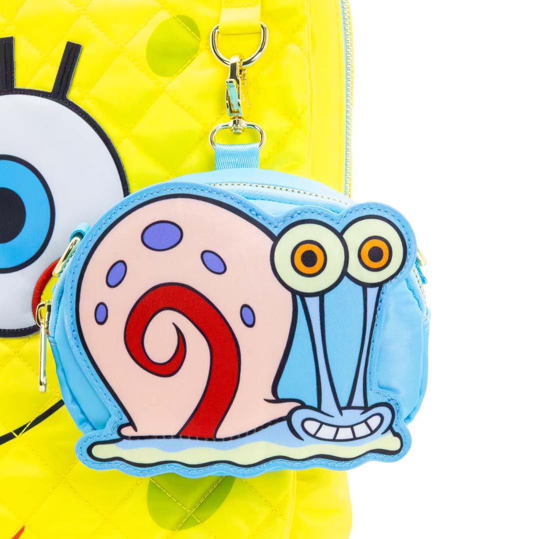 Whatever Makes You Happy Spongebob Gary Padded Nylon Crossbody w/ Strap