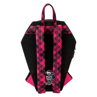 Loungefly Mattel Monster High Crypt Locker Room Mini Backpack  - Rear