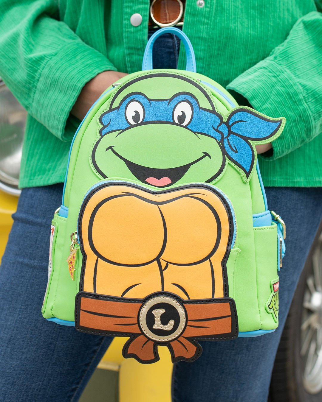 Loungefly Nickelodeon TMNT Leonardo Cosplay Mini Backpack
