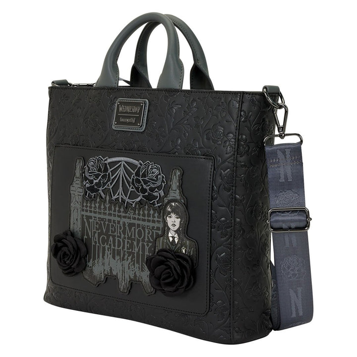 Loungefly MGM Wednesday Convertible Tote Bag