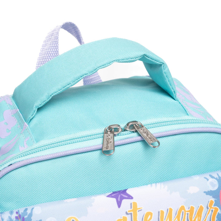 Ruz - The Little Mermiad Ariel Large School backpack with Padded Back and Adjustable Straps, Blue, A28235