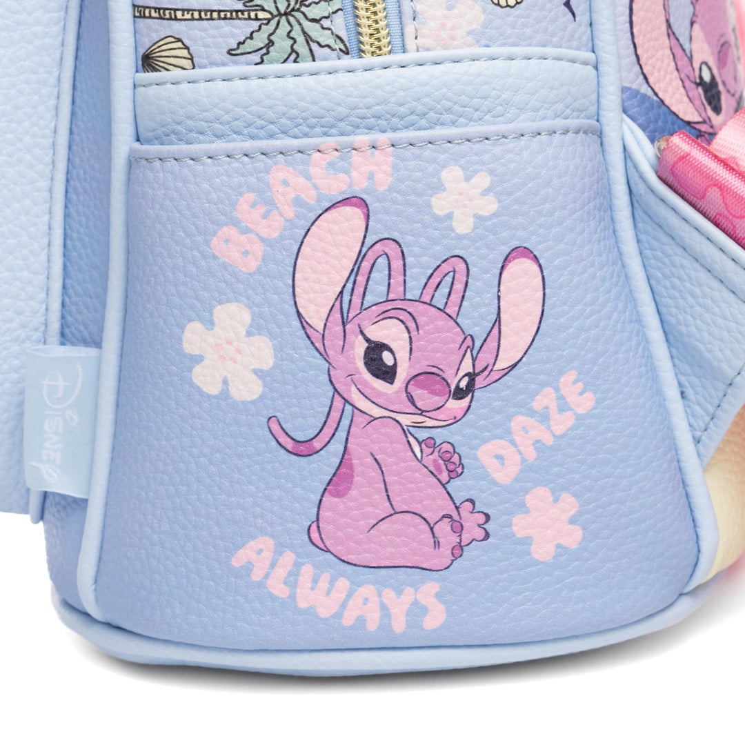 Wondapop Disney Lilo And Stitch Beach Daze Always 11" Vegan Leather Mini Backpack