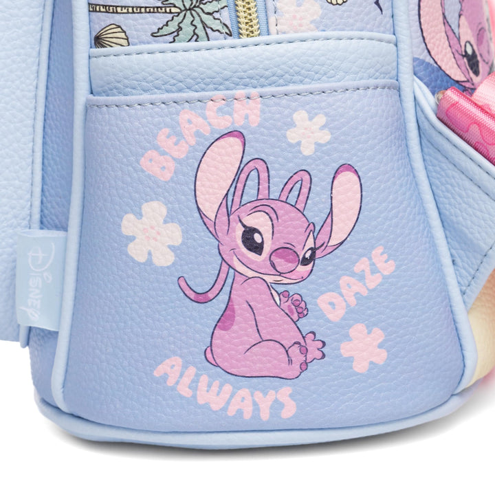 Wondapop Disney Lilo And Stitch Beach Daze Always 11" Vegan Leather Mini Backpack
