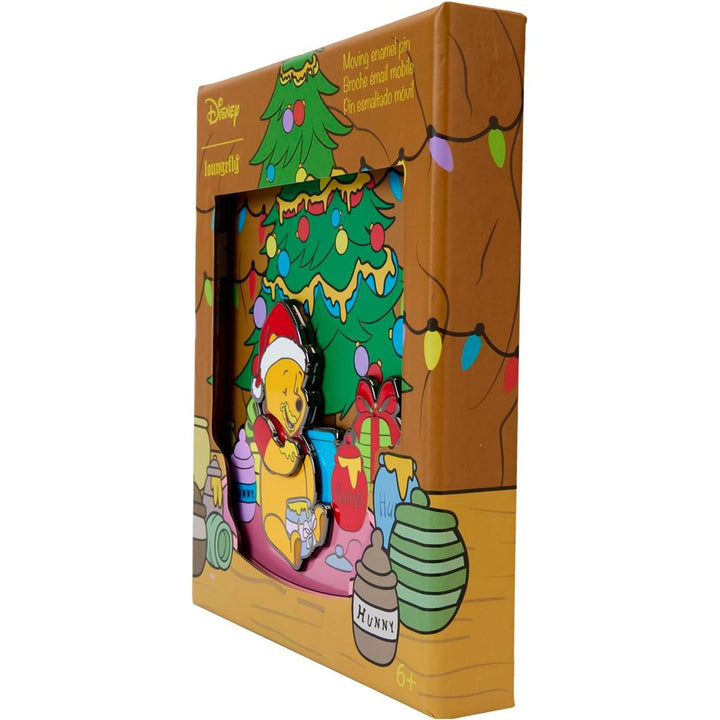 Loungefly Disney Winnie The Pooh Honey Present 3" Collector Box Sliding Pin