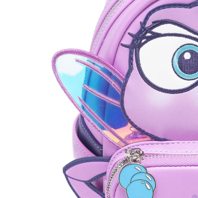 671803479173 - Loungefly Pixar A Bug's Life Princess Dot Cosplay Mini Backpack - 707 Street Exclusive - Front Wings Detail