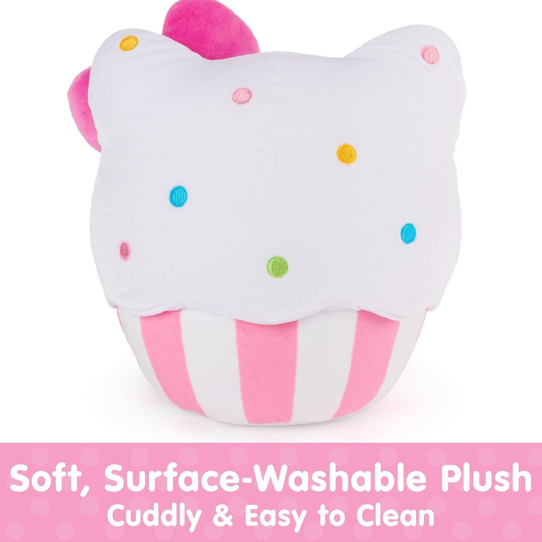 GUND Sanrio Official Hello Kitty Cupcake 8" Plush Toy