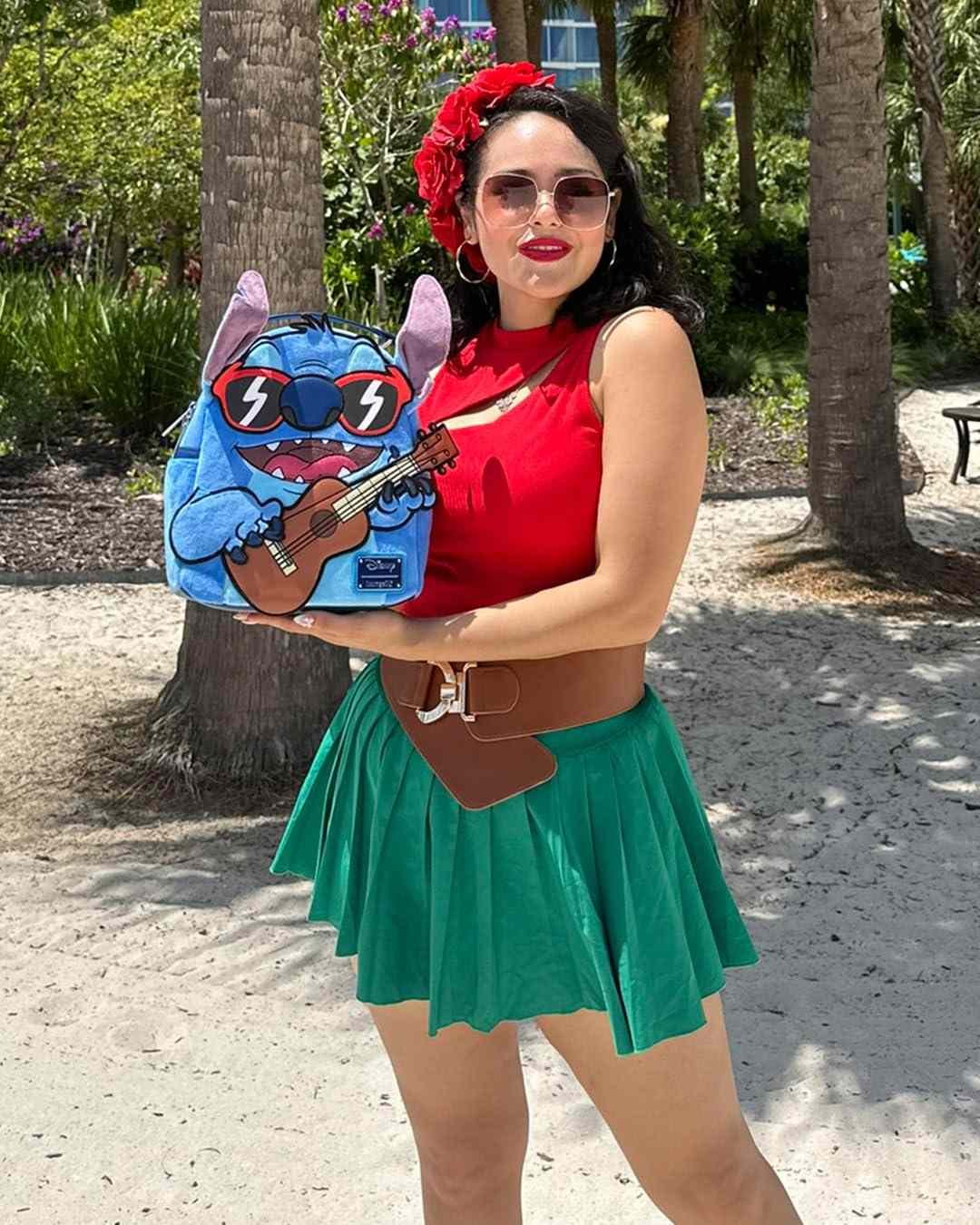 Loungefly Disney Lilo &amp; Stitch Ukulele Cosplay Mini Backpack - 707 Street Exclusive