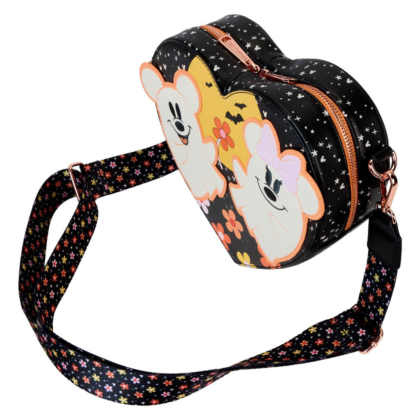 Loungefly Disney Mickey and Friends Halloween Crossbody top angle