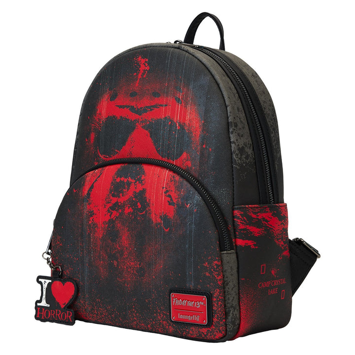 Loungefly Warner Brothers I Heart Horror Friday the 13th Mini Backpack
