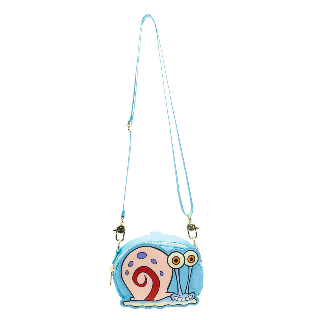 Whatever Makes You Happy Spongebob Gary Padded Nylon Crossbody w/ Strap