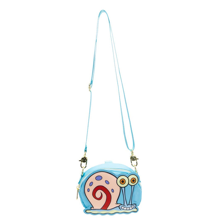 Whatever Makes You Happy Spongebob Gary Padded Nylon Crossbody w/ Strap