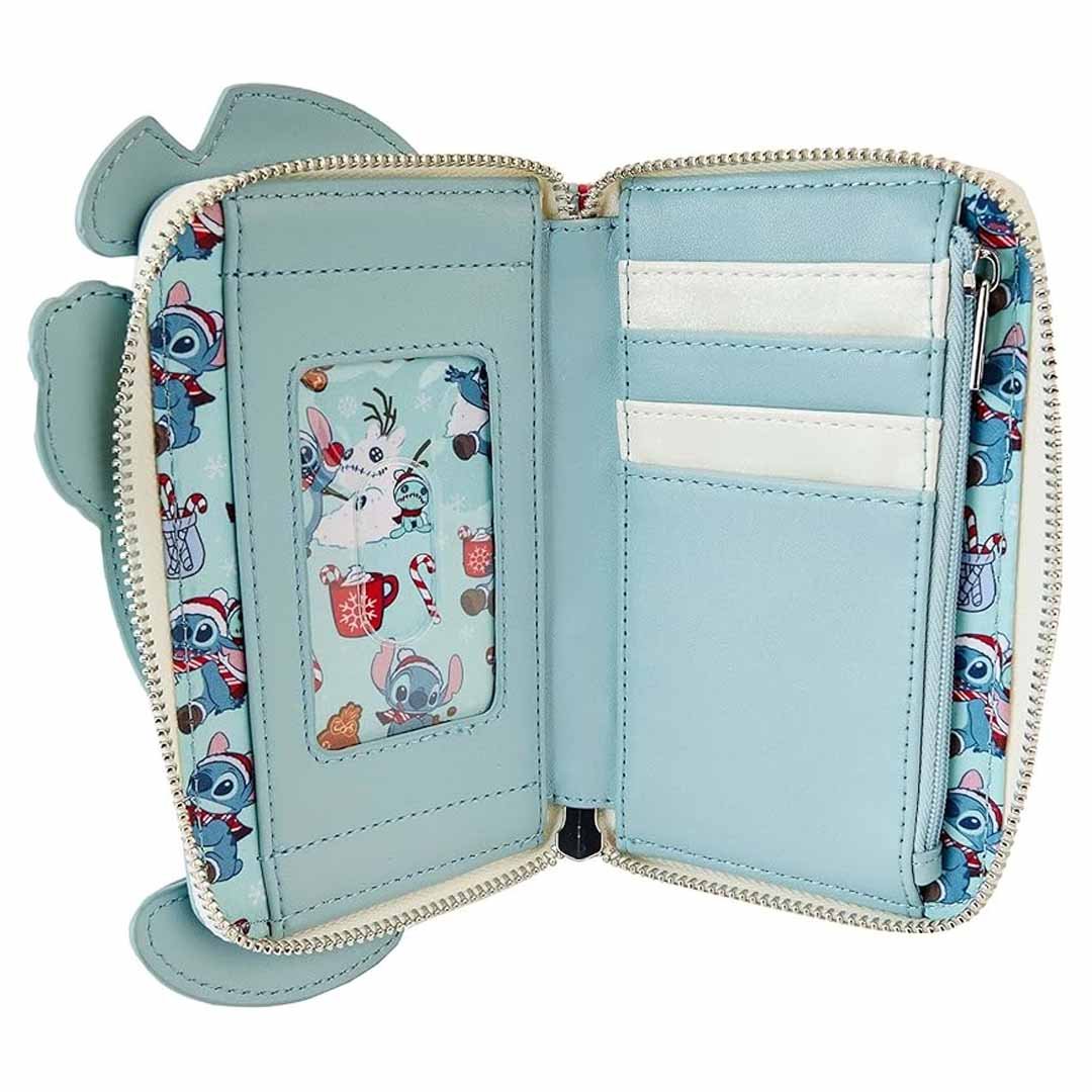 Loungefly Disney Stitch Holiday Cosplay Zip-Around Wallet