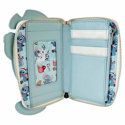 Loungefly Disney Stitch Holiday Cosplay Zip-Around Wallet