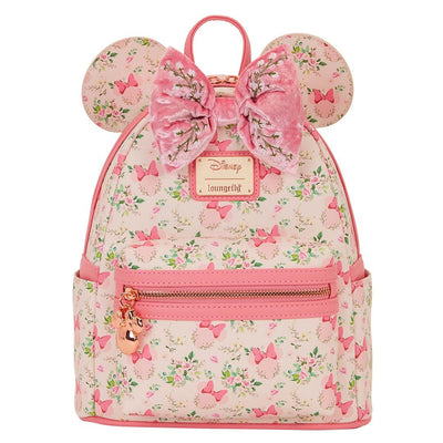 disney's minnie mouse floral print mini backpack Disney Minnie Mouse Floral Mini Backpack