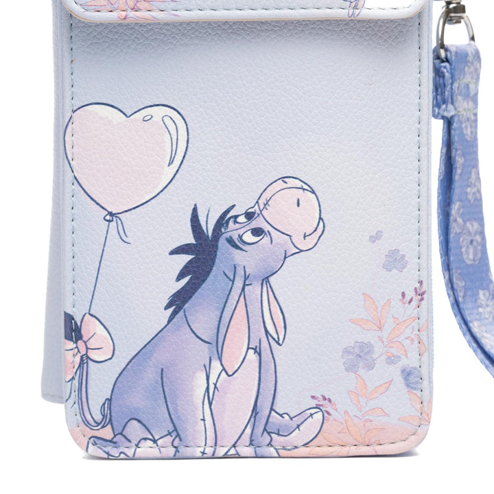 Wondapop Disney Winnie The Pooh Eeyore Crossbody Wallet Cell Phone Wristlet