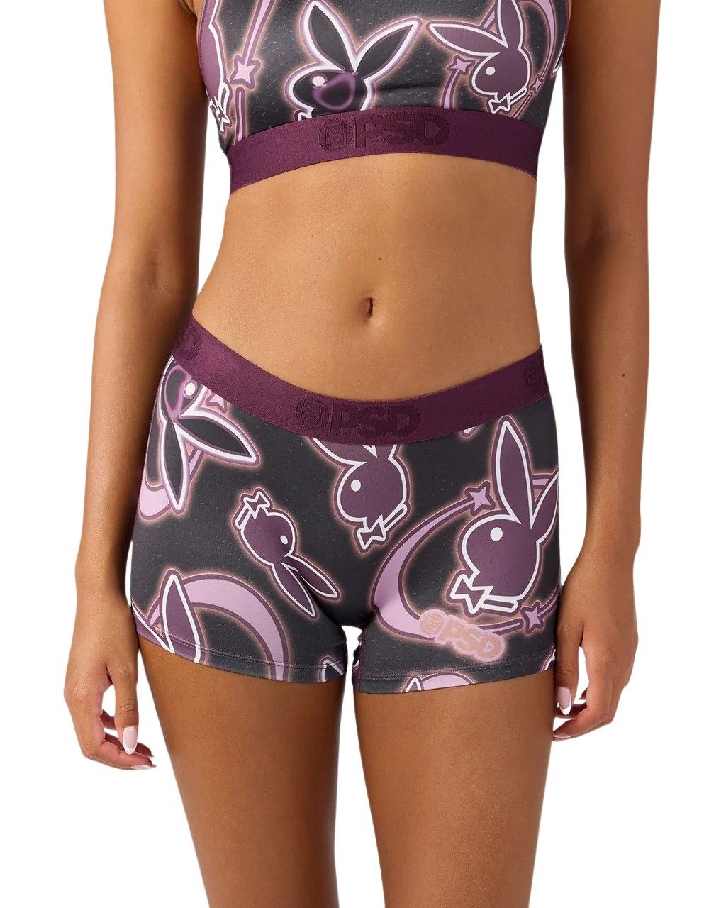PSD Underwear Women's Playboy Tumble Boy Shorts 3-Pack