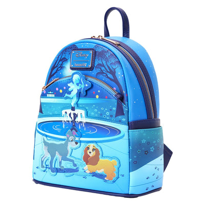 Loungefly Disney Lady and the Tramp 70th Anniversary Mini Backpack