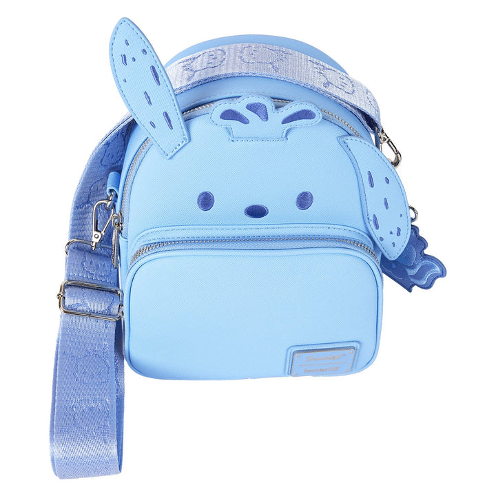 Loungefly Sanrio Pochacco Monochrome Cosplay Convertible Mini Backpack &amp; Crossbody Bag