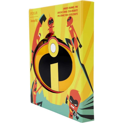 Loungefly Pixar The Incredibles 20th Anniversary Hinged 3" Collector Box Pin