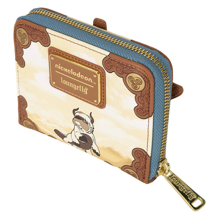 Loungefly Nickelodeon Avatar: The Last Airbender Aang Glider Staff Zip Around Wallet