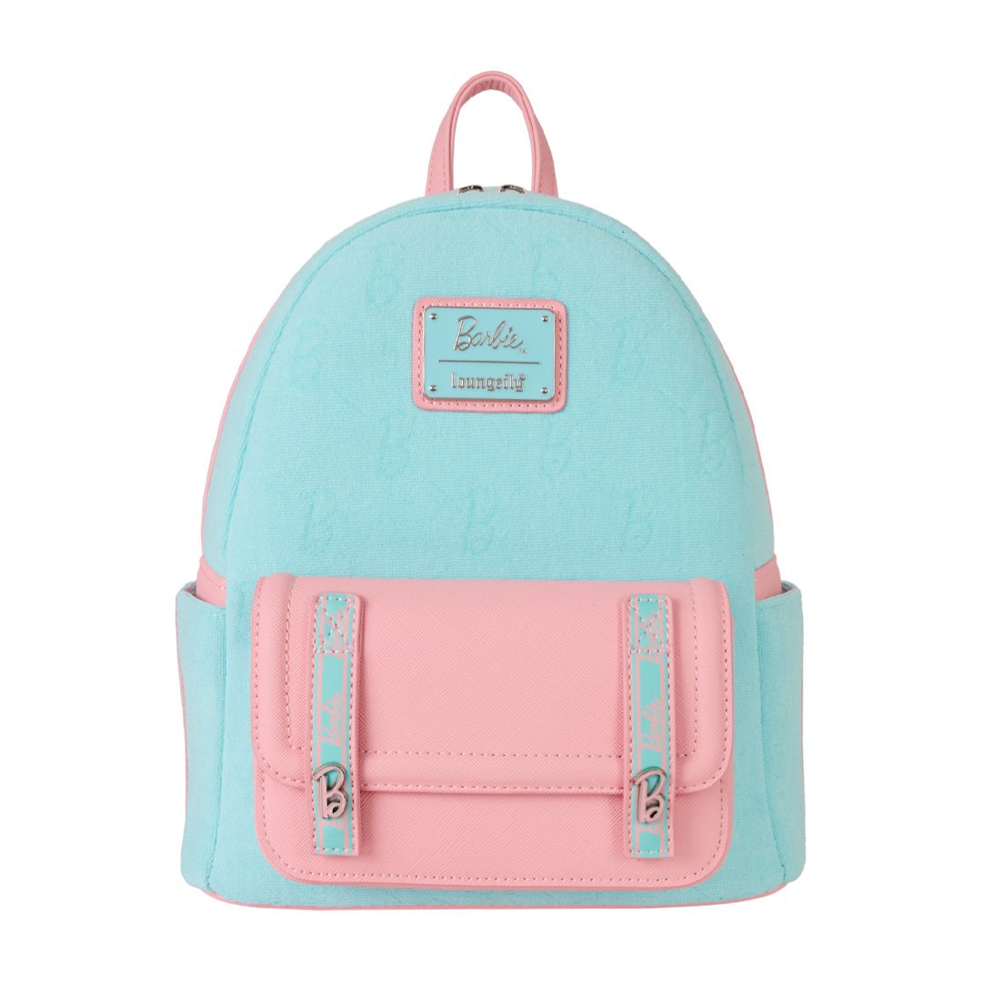 Loungefly Mattel Classic Barbie Terry Cloth Mini Backpack