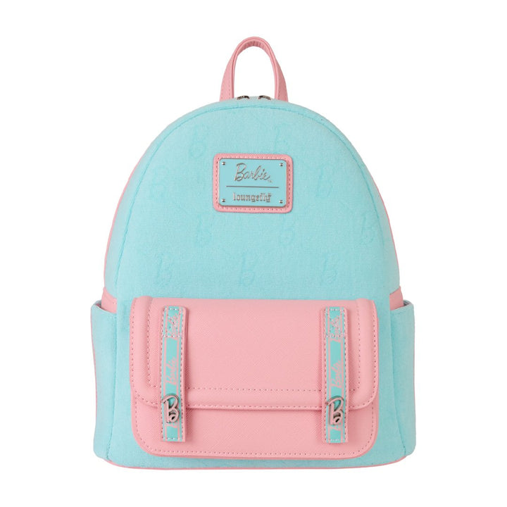 Loungefly Mattel Classic Barbie Terry Cloth Mini Backpack