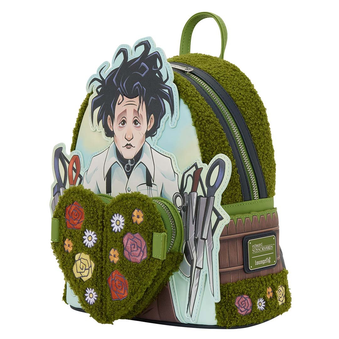 Loungefly Twentieth Century Studios Edward Scissorhands Sherpa Mini Backpack