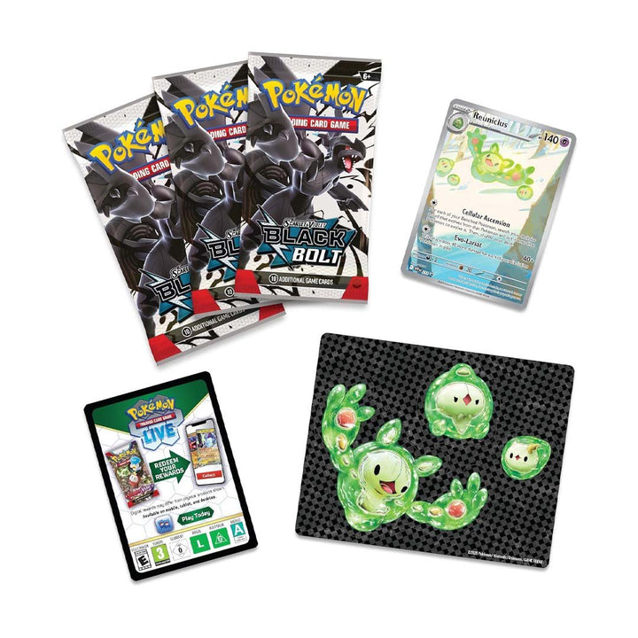 Pokémon TCG Scarlet &amp; Violet 10.5 Black Bolt Tech Sticker Blister