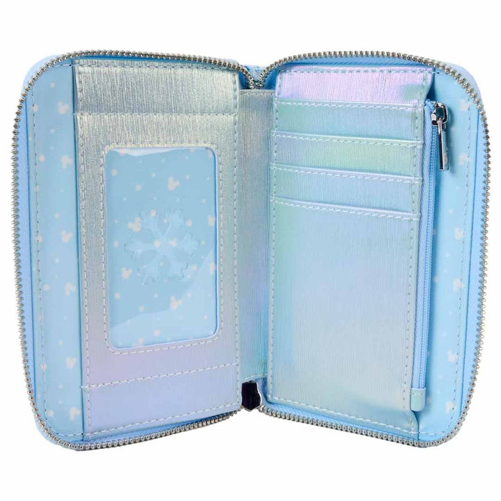 Loungefly Disney Mickey And Friends Winter Wonderland Zip-Around Wallet