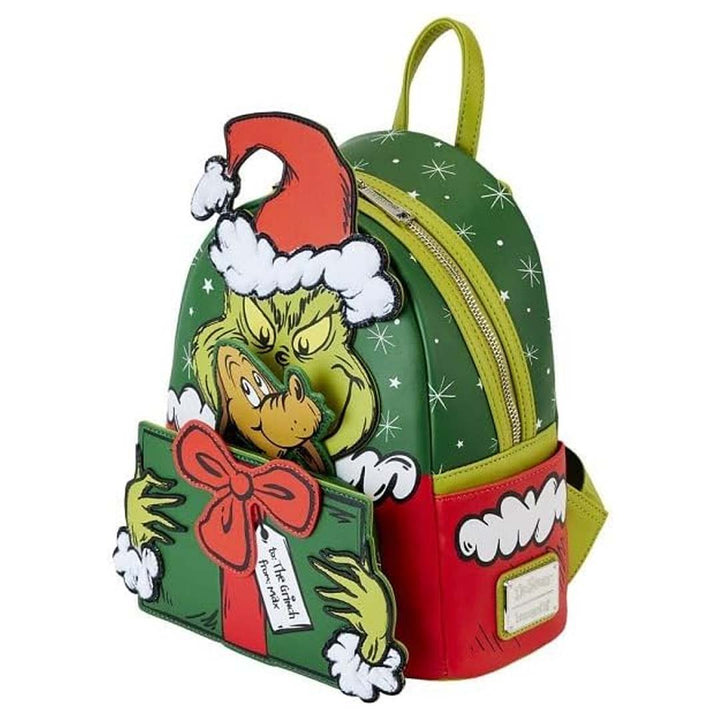 Loungefly Dr Seuss Grinch Santa Cosplay Mini Backpack