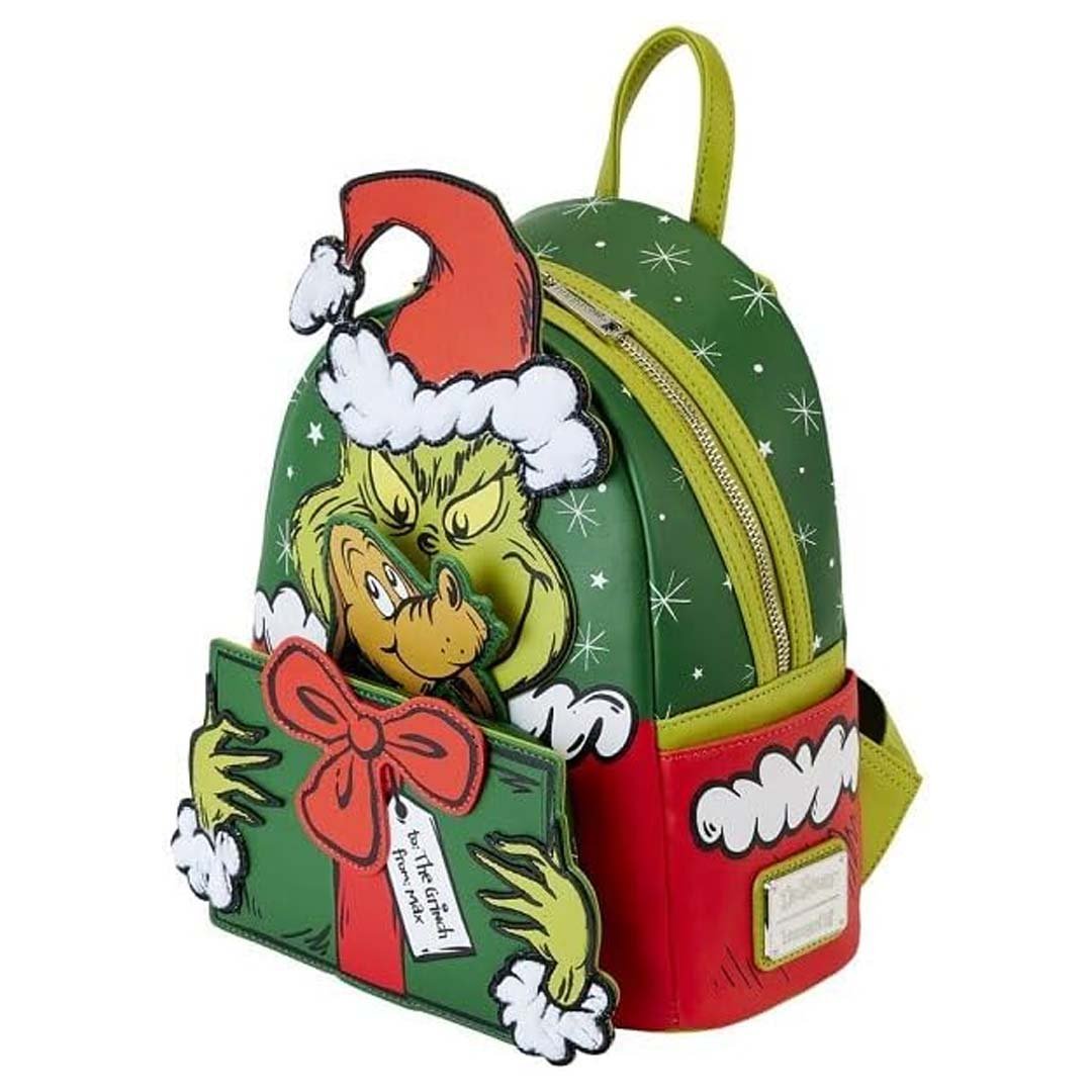 Loungefly Dr Seuss Grinch Santa Cosplay Mini Backpack