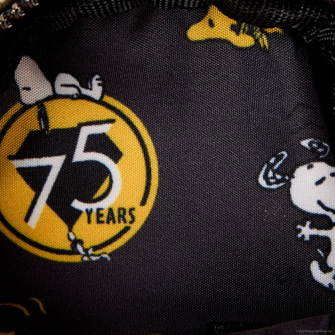 Loungefly Pets Peanuts 75th Anniversary Snoopy Doghouse Treat &amp; Disposable Bag Holder