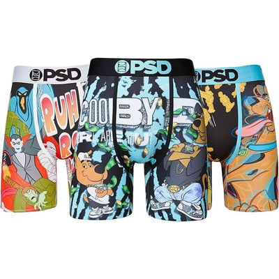 PSD Underwear Men's Scooby Doo Boxer Briefs 3-Pack