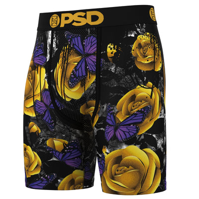 PSD Underwear Men's Blooming Rose Boxer Briefs 3-Pack