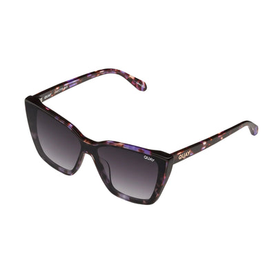 Quay Australia Women's Confidential Cat Eye Square Sunglasses - Full - Purple