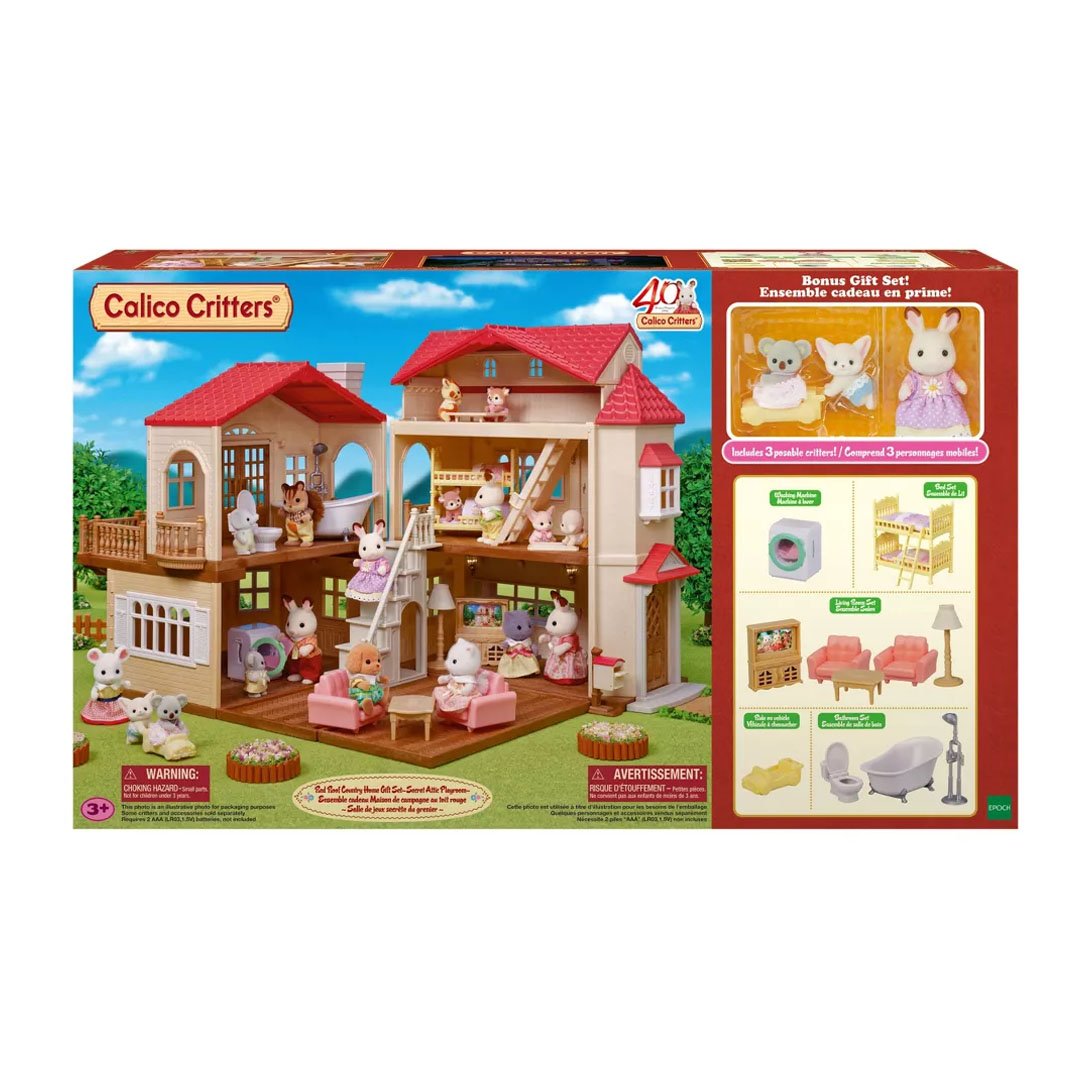 Calico Critters Red Roof Country Home Gift Set