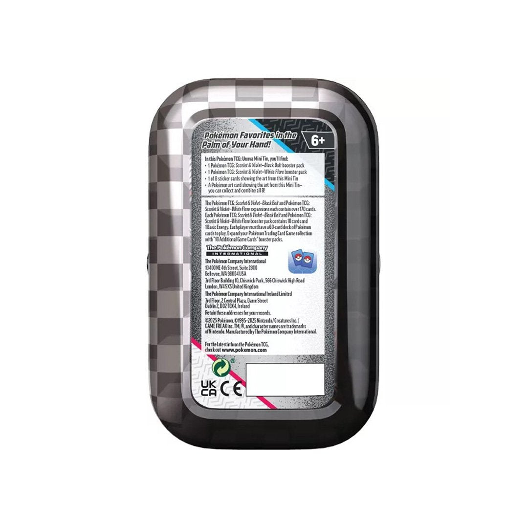 Pokémon TCG: Scarlet &amp; Violet 10.5: Unova Mini Tin Display (8 Units - One of Each)