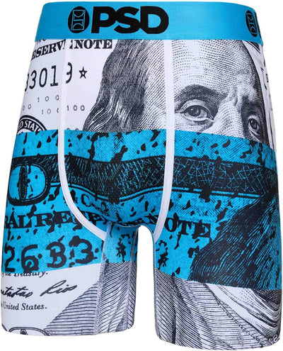 PSD Underwear Men's Powder Blue Boxer Briefs 3-Pack