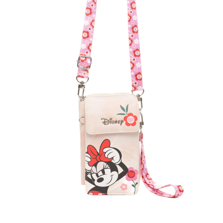 Wondapop Disney Minnie Mouse Crossbody Cell Phone Wallet Wristlet