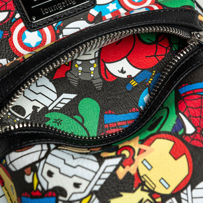 Marvel Avengers Chibi Allover Print Mini Backpack - 707 Street Exclusive